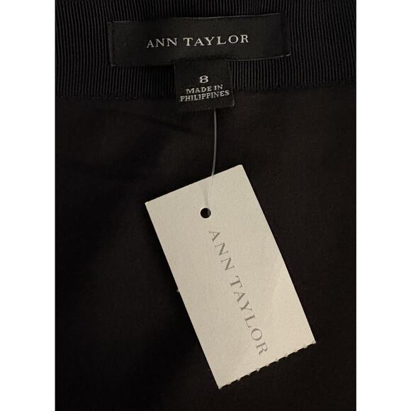 NWT Ann Taylor Black White Geometric Print Pencil Skirt Career Womens 8 (1566) - Picture 4 of 10